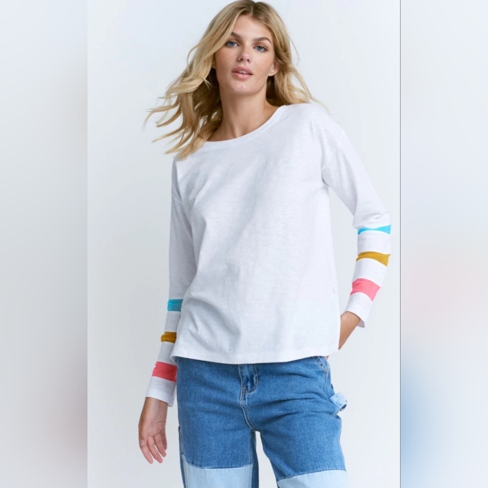 LISA TODD MESH FEST WHITE TOP